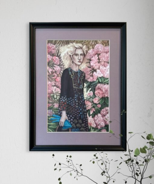 Paveikslo reprodukcija "Rožiniai bijūnai"