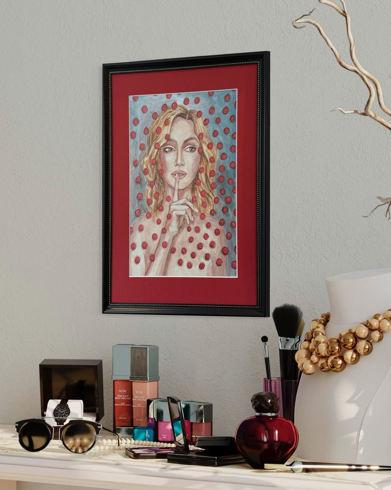 Paveikslo reprodukcija "Krentantys perlai" - Image 2