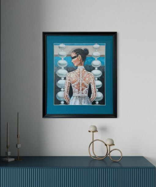 Alternative view of Paveikslo reprodukcija "Nuotaka su perlais"