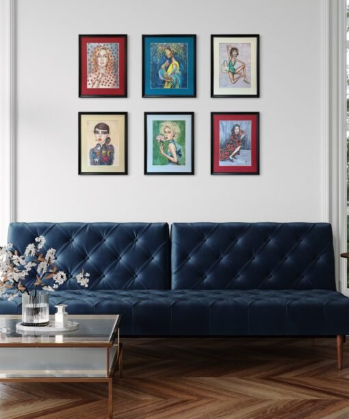 Alternative view of Paveikslo reprodukcija "Blondinė su bijūnu"