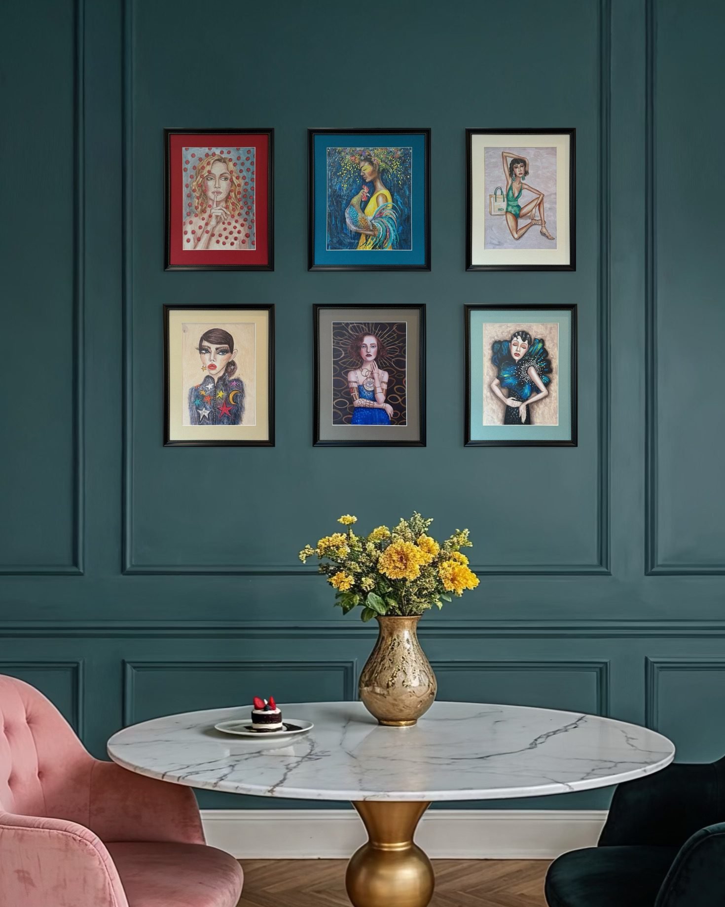 Paveikslo reprodukcija "Krentantys perlai" - Image 7